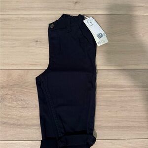 NWT H&M Baby boy chinos- navy